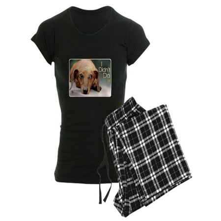 

CafePress - I Didn t Do It Dachshund - Women s Dark Pajamas