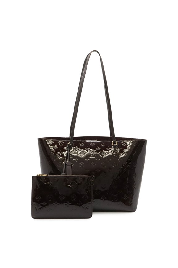 Pre-Owned LOUIS VUITTON Louis Vuitton Monogram Vernis Long Beach MM Tote Bag Shoulder Enamel...