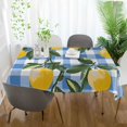 thumbnail image 3 of Yayeee Tablecloths 54" x 54" Rectangle Wrinkle Resistant Party Table Cover, Light Blue Plaid, 3 of 8