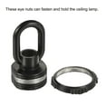 thumbnail image 5 of Unique Bargains 25kg Max Load 30x44mm M10 Thread Ring Shape Female Loop Eye Nut Black 2 Pack, 5 of 5