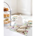 thumbnail image 4 of Easter Cute Bunny Kitchen Dish Towels for Drying Dishes Set of 3, Eggs Spring Daisy Flowers Colorful Striped Waffle Weave Microfiber Hand Tea Bathroom Towels Quick Dry & Absorbent Towel 12x12, 4 of 7