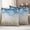Brown Navy Blue, variant on Blue Brown Ombre Coastal Outdoor Waterproof Pillow Covers, Sea Nautical Summer Beach Starfish Coral Decorative Square Throw Pillowcase Sofa Cushion Sham for Patio/Couch/Chair, 16"x16" 2 Pack