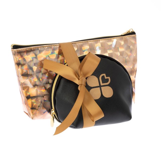 Set Cosmetiquera Lover 9495-1 Oro Cosmetiqueras 9495-1