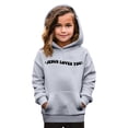 thumbnail image 5 of Grblisyd Boys Girls Graphic Hoodies Cute JESUS LOVES YOU Letter Print Long Sleeve Pullover Hoodie Sweatshirt, 5 of 6