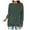 Army Green, variant on GigrtiJin Women's Long Sleeve Tunic Tops Fall Winter Casual Solid Color Crewneck T-Shirts Comfy Loose Top Tee Blouse