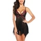 thumbnail image 5 of Camisón sexy de encaje de malla con tirantes finos de estilo europeo y americano, 5 of 5