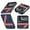 Blue, variant on Case for Galaxy Z Flip 4 5G 5G, Fashion Z Stitching Design Pattern Shockproof Protection Phone Case Full Body Protection Back Case Slim Phone Cover for Galaxy Z Flip 4 5G 2022, Black
