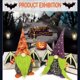 thumbnail image 3 of B Muñeco sin rostro de Halloween, gnomo de Halloween, gnomo luminoso, decoraciones enanas de felpa, 3 of 5
