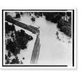 thumbnail image 2 of Historic Framed Print, Eroded angle above Cabin Teele crevasse - 2, 17-7/8" x 21-7/8", 2 of 9