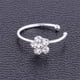 thumbnail image 4 of Nariz Claro Nariz Delgada Hoop-Sparkly Flor Cristal Anillo Anillo Pequeño Cristal Stud Nariz Joyería, 4 of 4