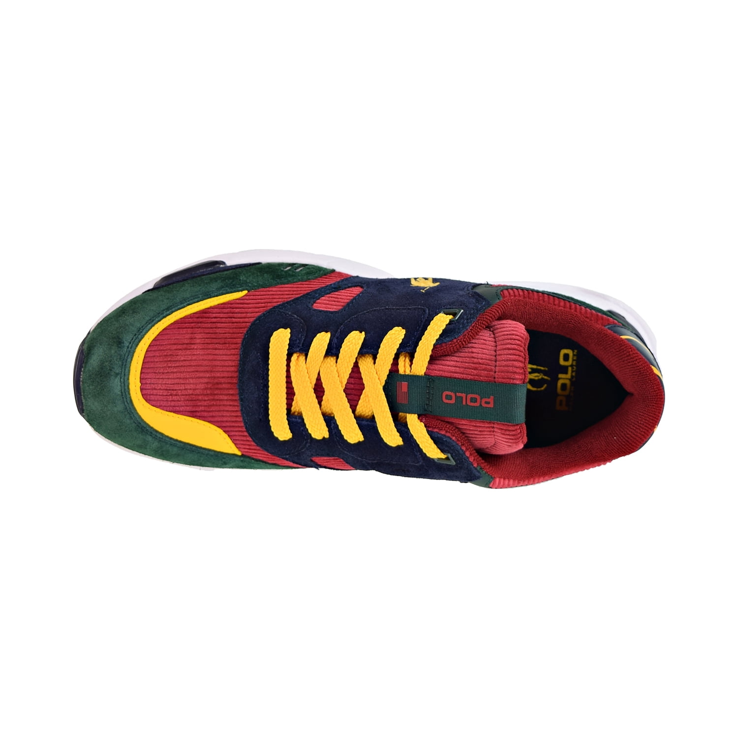 Polo Ralph Lauren Shoes Mens Size 7 Colorblock Corduroy Low Top Lace Up Sneakers Amazon.com | POLO RALPH LAUREN, Men main image 2