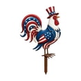 thumbnail image 1 of Patriotic 4th of July Metal Yard Stake Double-Sided Outdoor Garden Decor Independence Day Sign for Porch Courtyard 11.8 X 7.9IN, 1 of 7