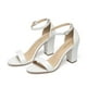 thumbnail image 2 of Amzcrzy Zapatos de mujer,Zapatos de mujer,Zapatillas de mujer, Zapatos de tacón alto de moda para mujer, sandalias de punta abierta, color sólido, informales, cómodas y de tacón alto. Sandalias Mujer, 2 of 5