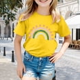 thumbnail image 2 of Jamsmile Toddlers Girls T-Shirts Casual Strawberry Print Short Sleeve Round Neck Tee Shirts Little Girls Comfort Tees Tops, 2 of 4