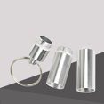 thumbnail image 4 of EeaseCA 2pcs Outdoor Portable Aluminium Alloy Toothpick Holder Pocket Capsule Metal Pill Case with Key Ring, 4 of 8