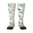 thumbnail image 2 of Picia Women Crew Soft Moisture-wicking Socks Easter Rabbit Pattern Design Cotton Socks, One Size fit All, 2 of 9