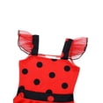 thumbnail image 5 of TiaoBug Toddler Girls Polka Dots Tutu Dress Birthday Party Gown Halloween Fancy Dress Red 4-5, 5 of 7