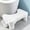Removable White, variant on Eplumivor Bathroom Foldable Poop Adult White, 7 Inch Assistance Step Massage Soles of The Feet Toilet Step Stool, Suitable for Shower, Study, Living Room