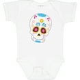 thumbnail image 3 of Inktastic Sugar Skull Blue Boys or Girls Baby Bodysuit, 3 of 5