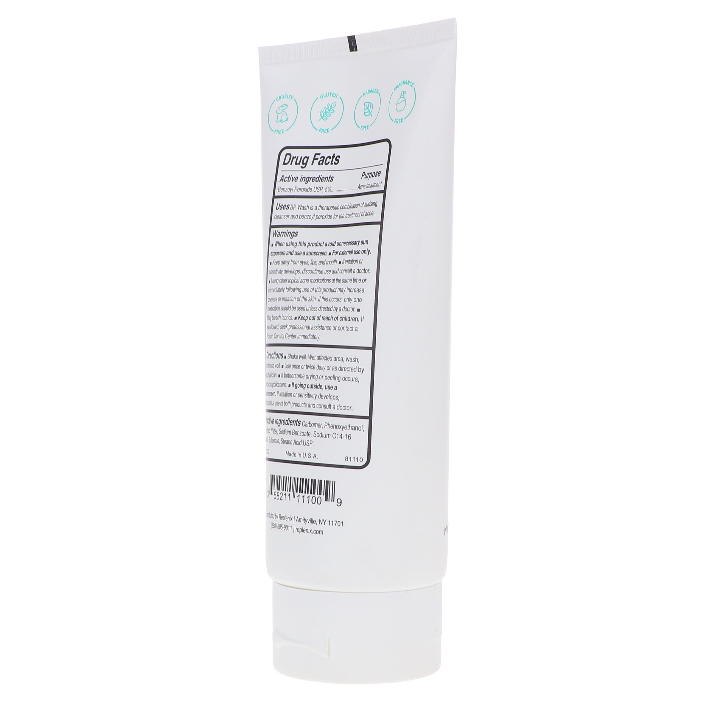 Replenix BP 5% Acne Wash 6.7 oz