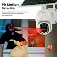 thumbnail image 2 of WIFI IP Camera 4G Sim Card Solar Panel Security Camera 1080P PTZ Outdoor Night, 2 of 12