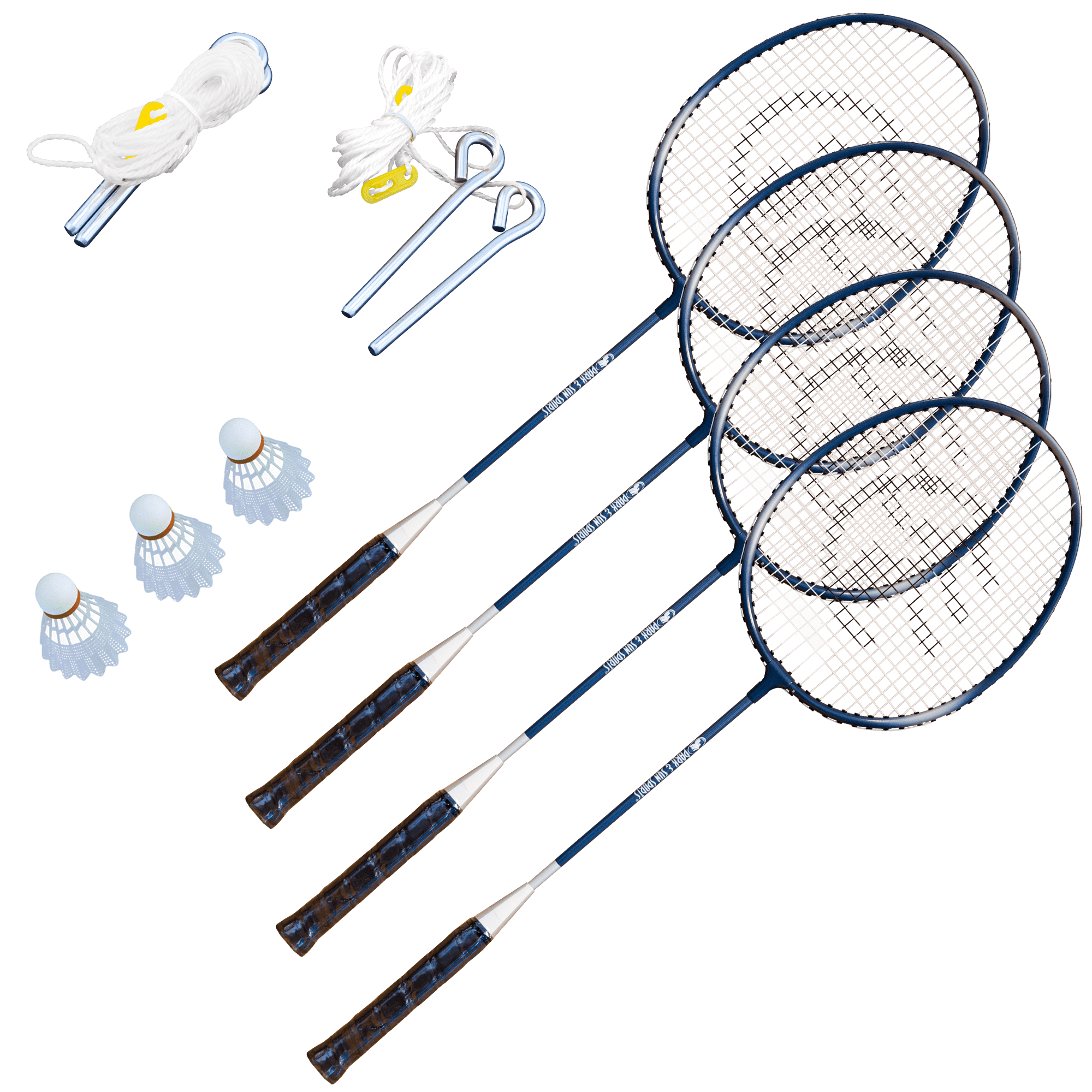 Park and Sun Sports Badminton Set with Carry Bag, 21' W x 30" H