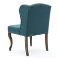 thumbnail image 5 of Single Wingback Fabric Chair | Enhance the Style of Living Spaces | Made of Rubberwood Frame and Polyester Fabric | Meet the Requirement for Trendy Seating, 5 of 6