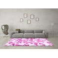 thumbnail image 3 of Ahgly Company Indoor Rectangle Abstract Pink Modern Area Rugs, 7' x 9', 3 of 4