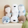 thumbnail image 1 of Peluche de león marino, Animal de peluche, nutria marina, muñeco suave, almohada para dormir, cojín para sofá, regalo de cumpleaños y Navidad278, 1 of 5