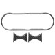 thumbnail image 1 of Para Mx-5 Miata Roadster fibra de carbono botones de aire acondicionado marco pegatina embellecedora 2016+ Mx5 Nd Ac In, 1 of 5