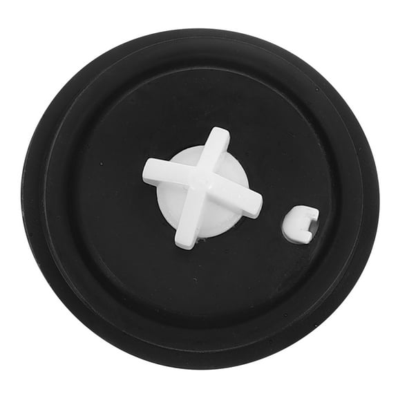 OUNONA Toilet Seal Replacement Part For Toilet Tank Rubber ABS Black 1Set