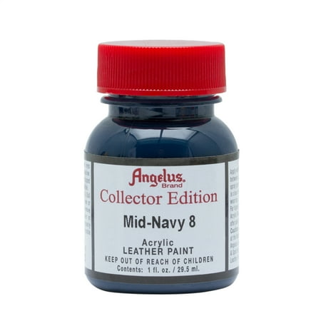 UPC: 0086366713235 | Angelus® Collector Edition Acrylic Leather Paint  Mid-Navy 8