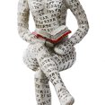thumbnail image 2 of Lectura mujer estatua resina esculturas hogar habitación figuritas adornos Decoración, 2 of 7