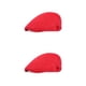 thumbnail image 4 of Minnieouse Gorro de malla para vendedor de periódicos, gorros de boina, Unisex, Multicolor, de verano, Gorras de de pato, protección solar, Rojo 2Conjunto, 4 of 6