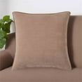 thumbnail image 1 of Fiudx Fundas de Almohada de Chenilla, Fundas Decorativas de Cojín Beige Suave, Diseño de Cremallera Invisible para Un Cuidado Fácil, Diseño Moderno de Espiga, Ideal para Usar En El Sofá Cama de La Sa, 1 of 4