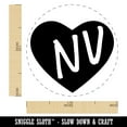 thumbnail image 2 of NV Nevada State in Heart Self-Inking Rubber Stamp Ink Stamper - Purple Ink - Medium 1 Inch, 2 of 7