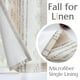 thumbnail image 5 of Cortinas de cocina Jinchan Boho de lino gris, 90 cm, 2 paneles, 5 of 9