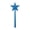 Blue, variant on Ngxiha Pepper Seasoning Magic Wand, Five Pointed Star Shape, Three Hole Distributor, Detachable, Lightweight, One Handed Operation, Kitchen Accessories