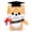 black, variant on Cute 11.8-Inch Graduation Shiba Inu Plush Toy – Soft Stuffed Dog with Graduation Cap and Ribbon, Perfect Gift for Kids and Friends
