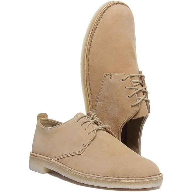 945 undgå Lejlighedsvis Clarks Desert London Men's Beeswax Leather Shoes In Beige Size 11 -  Walmart.com
