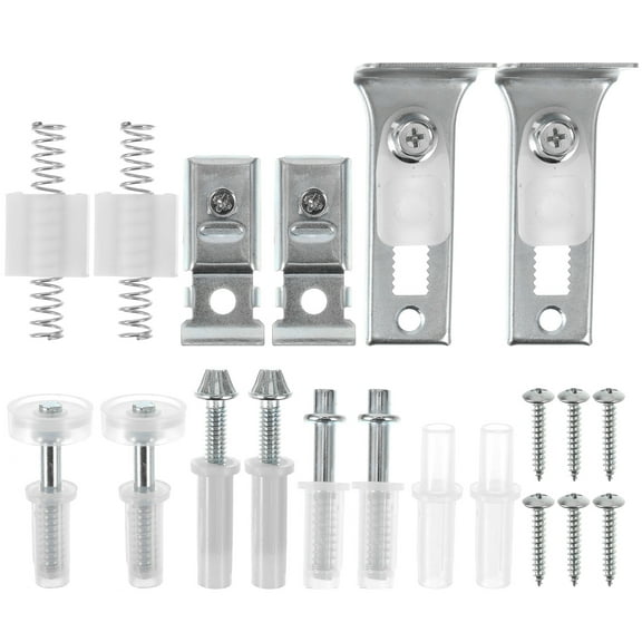 TAILTOSS 1Set Bifold Closet Door Repair Kit Stainless Steel For Closets Bi Fold Door Hardware Kits 11.8X7.9X3.9In