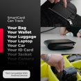 thumbnail image 3 of KeySmart SmartCard Wallet Tracker Card, Compatible with Apple Find My App, Rechargeable Thin GPS Item Finder for Luggage Tag, Passport, Smart Bluetooth Tracking with Key, 3 of 8