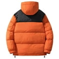 thumbnail image 5 of Rrunsv Men's Insulated Synthetic Down Puffer Jacket Winter Warm Coat Quilted Water Resistant Packable Hiking Camping Light Jacket Red,2XL, 5 of 5