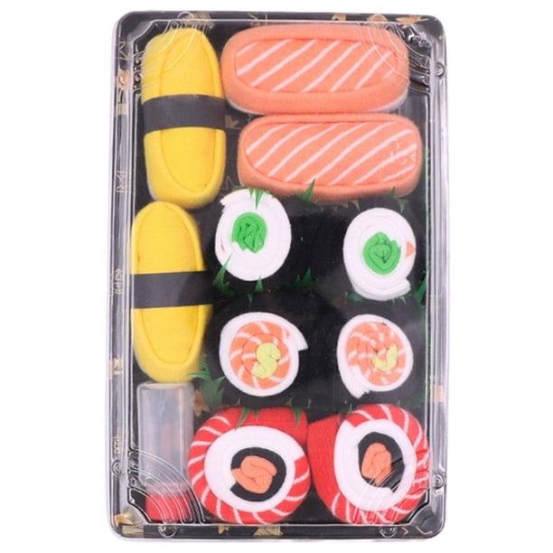 Calcetines de Algodón Zulema 5 pares de Sushi para Niñas y Señoras