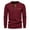 Wine, variant on TMOYZQ Men's Long Sleeve Shirts Spring Casual Crewneck Pullover T-Shirt Stretch Textured Knit Tee Slim Fit Soft Button Up Blouse Tops with Pocket