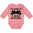 thumbnail image 3 of Inktastic Boxer Like Daddy Boxing Boys or Girls Long Sleeve Baby Bodysuit, 3 of 5