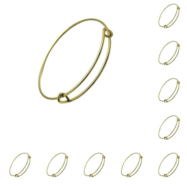 Jumpingount extensible extensible Estilo simple Joyería de moda Adorno corporal Regalos románticos perfectos Buenos accesorios Bronce Bronce antiguo 10piezas Jumpingount CBP355506
