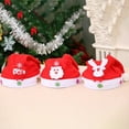 thumbnail image 4 of Red Christmas Hats for Kids - Pack of 1, Kids Santa Hats, Christmas Party Favors for Christmas Party Decorations | Santa Claus Hats for Boys and Girls for Christmas Decorations ﻿, 4 of 6