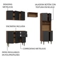 thumbnail image 4 of Cocina Integral Madesa Gourmet 235cm Marrón/Negro 01, 4 of 11