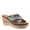 BLACK MULTI, variant on Women's VASHION Slide Wedge Sandals – Crystal-Adorned Straps, Cushioned Footbed, Elevated Platform
